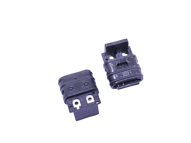 TYPE-C 2P waterproof female socket can accommodate 1007 22/24/26 # multi strand wires (with resistors)